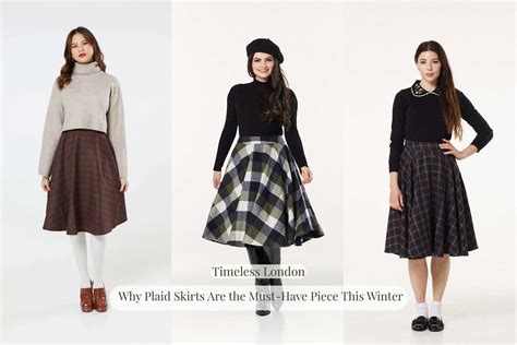 Plaid skirt timelessness