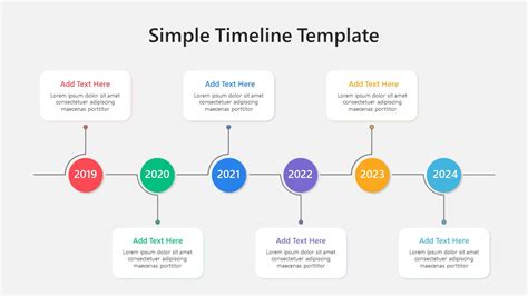 Timeline For Powerpoint Template