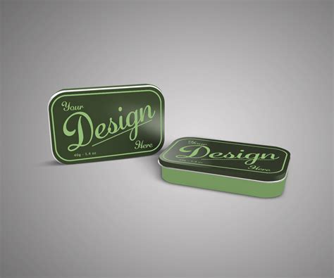 Tin Box Mockup