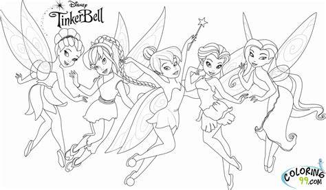 Tinkerbell Friends Coloring Pages