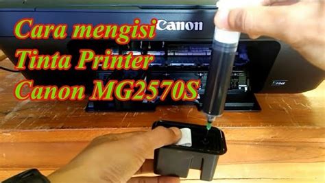 Tinta atau kertas habis pada printer canon MG2570