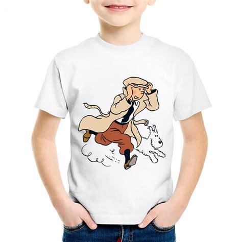Explore Adventure with Tintin T-Shirt Collection