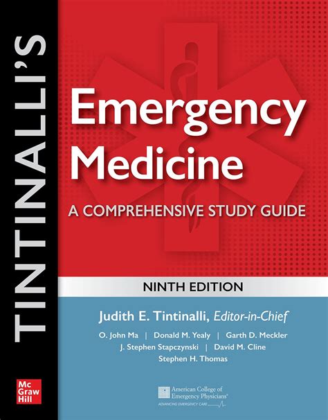 Tintinalli's Emergency Medicine: A Comprehensive Study Guide 9th Edition