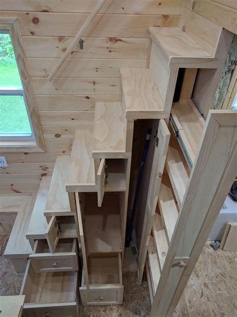 Tiny House Stair Storage Staircases: Maximizing Space In Small Homes