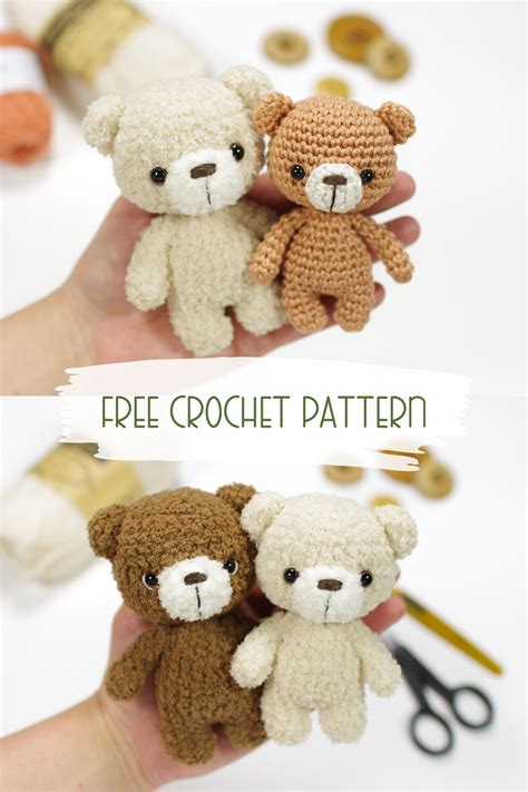 Tiny Crochet Bear