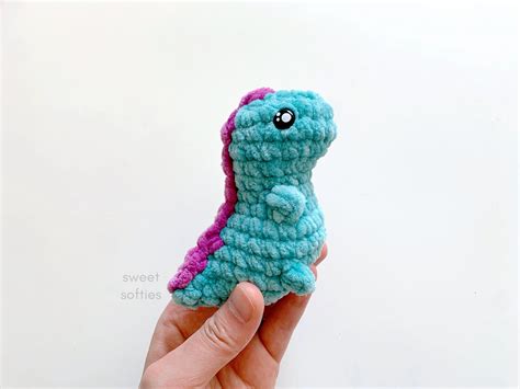 Tiny Crochet Dinosaur