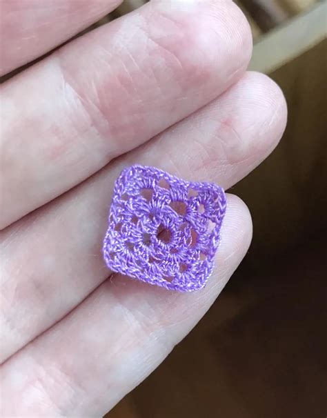 Tiny Crochet Squares