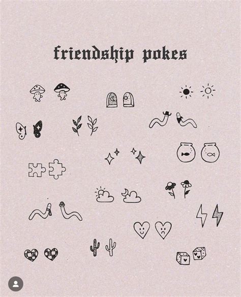 Tiny Easy Stick And Poke Tattoos