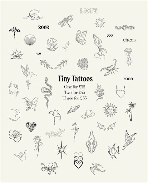 Tiny Tattoo Drawings