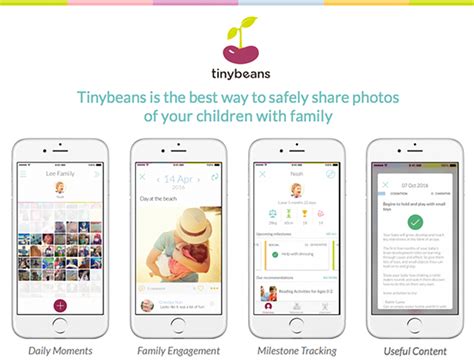 Image of Tinybeans app interface