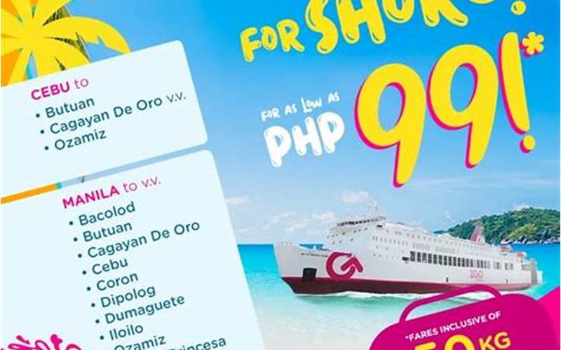Tips For Getting The Best Deals On 2Go Promo Tickets