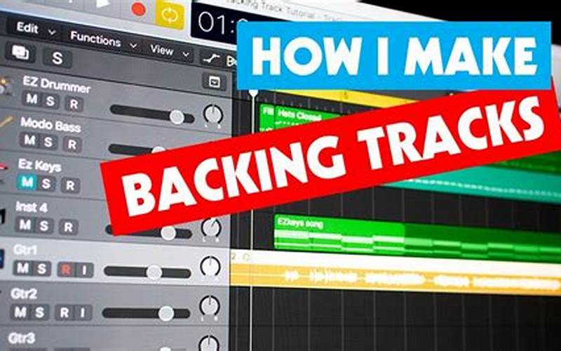Tips For Using Backing Tracks