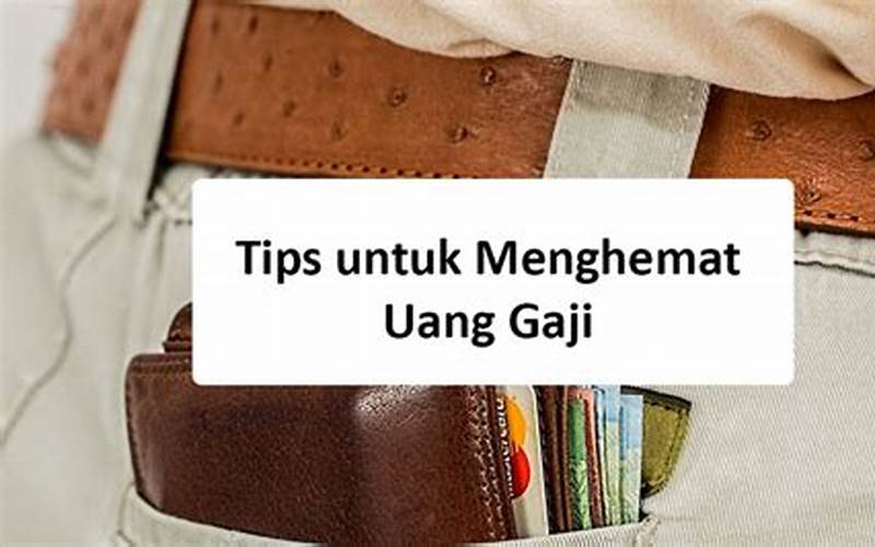 Tips Menghemat Gaji Pns