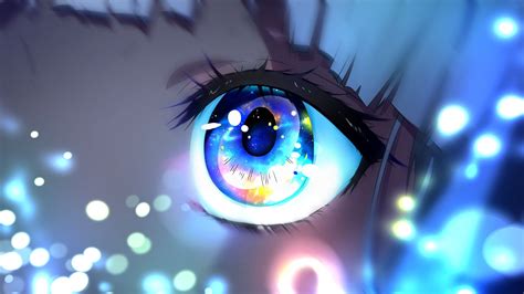 Tips for Displaying Anime Girl Eyes Wallpaper