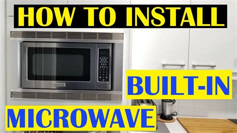 Tips for Installing a Microwave