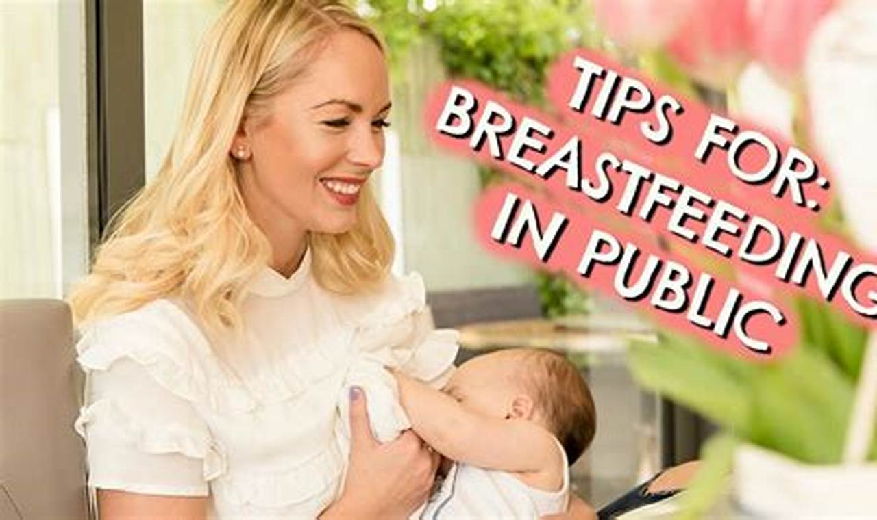 Tips for breastfeeding in public