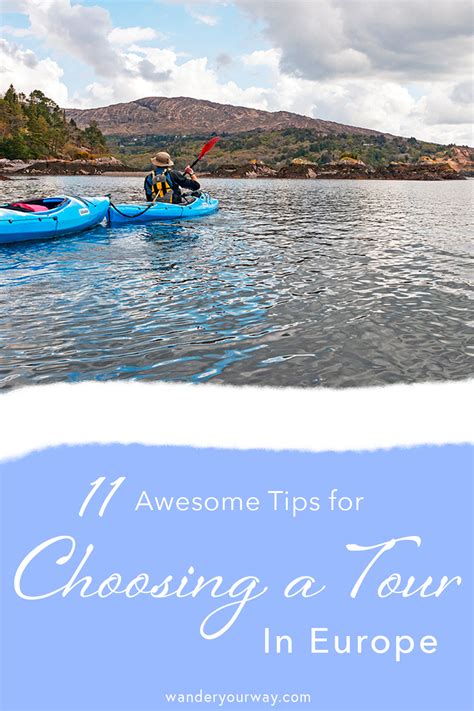 Tips Choosing Tour