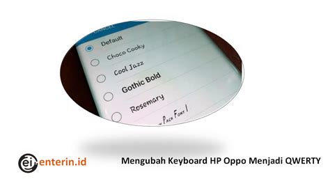 Ilustrasi tips dan trik memaksimalkan penggunaan keyboard QWERTY di HP Oppo