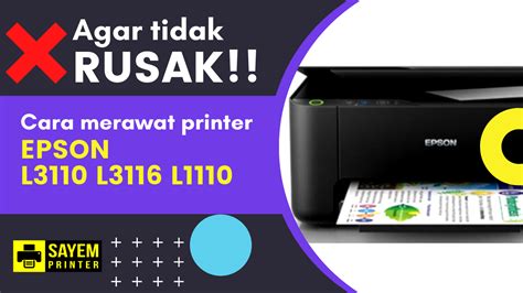 Tips Merawat Printer Epson L1110 Agar Tidak Perlu Sering-sering Reset