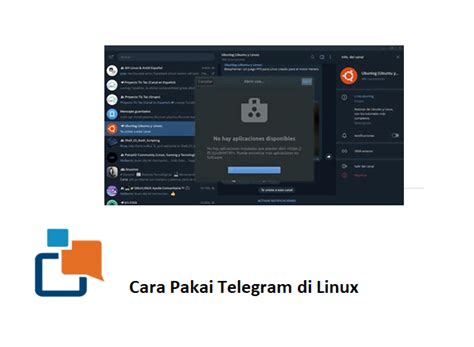 Ilustrasi tips menggunakan Telegram di Linux