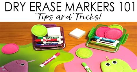 Tips and Tricks for Using Your Dry Erase Crayons