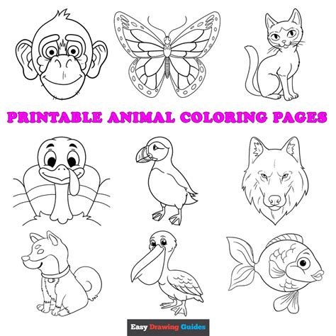 Tips and Tricks for Using Your Printable Animal Colouring Sheets