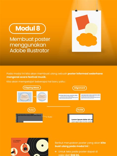 Tips dan Trik tutorial membuat poster di adobe illustrator