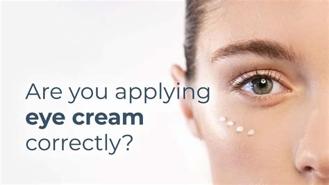 Tips for Applying Eye Cream Like a Pro