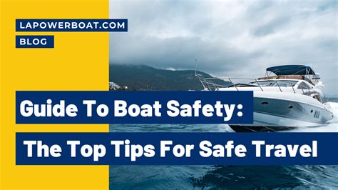 Tips for Boat trip
