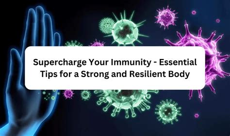 Tips for Building Strong Immunity