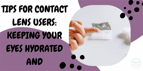Tips for Contact Lens Users