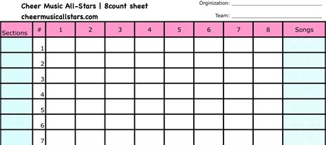 Tips for Effective 8 Count Sheets
