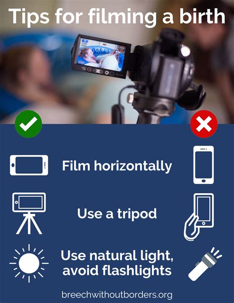 Tips for Filming Your Own Home Birth