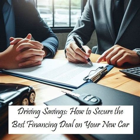 Tips for Finding the Best Financing Deal