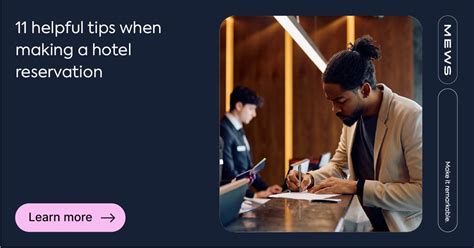 Tips for Making Reservation Image