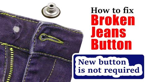Tips for Preventing Future Jean Button Issues