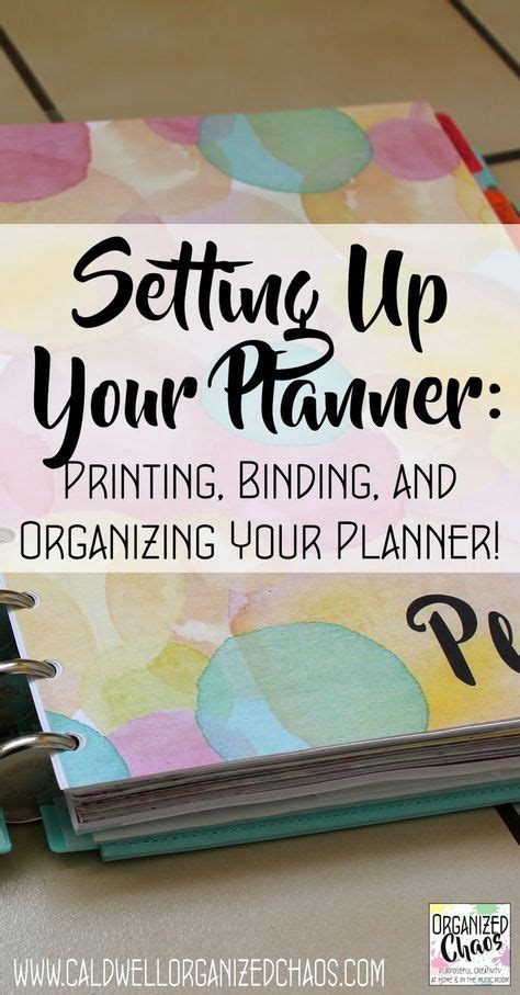 Tips for Printing and Organizing