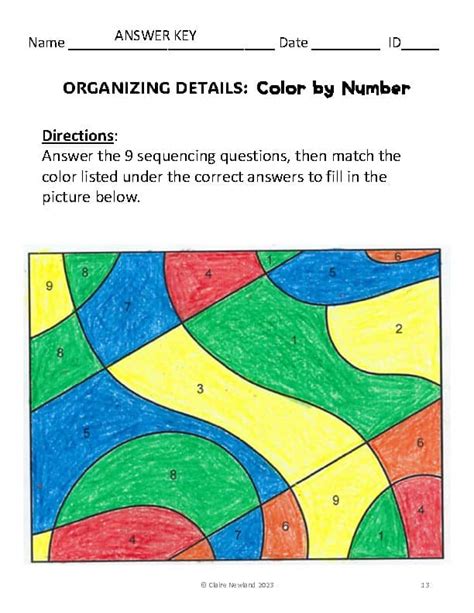 Tips for Printing and Organizing Your Color By Number Free Pdf Collection