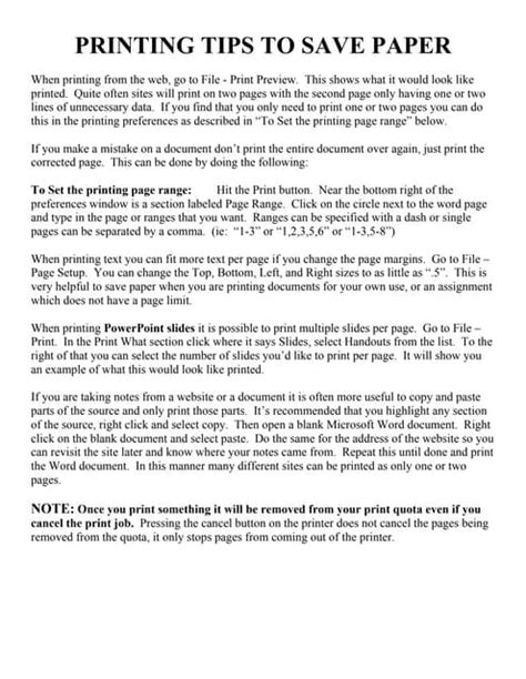 Tips for Printing and Saving Your Pages