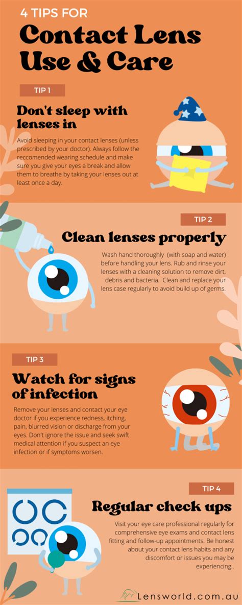 Tips for Safe Contact Lens Use