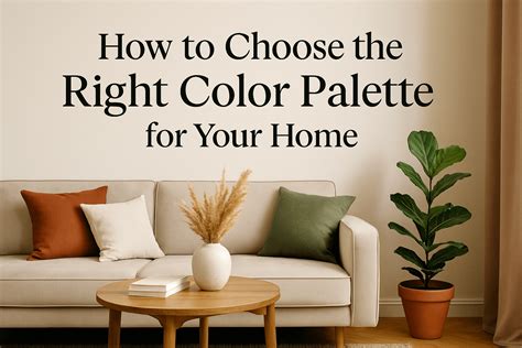 Tips for Selecting the Right Color Palette
