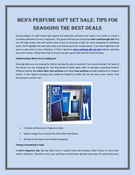 Tips for Snagging the Best Deals