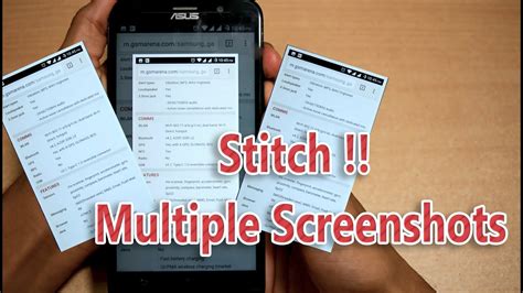 Tips for Stitching Screenshots Together