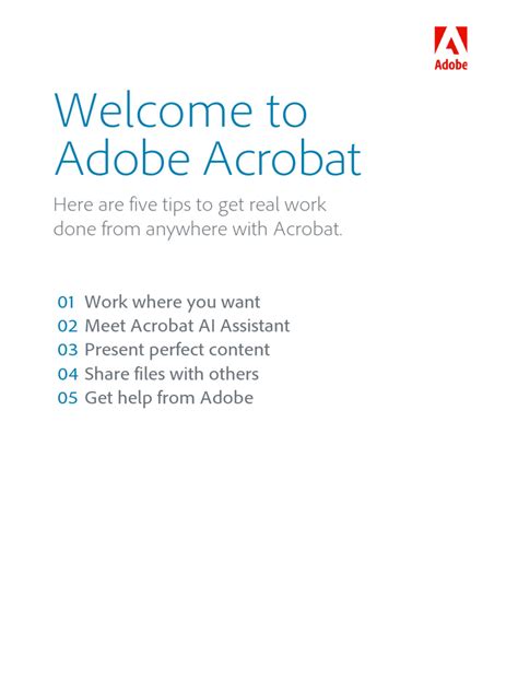Tips for Using Adobe Acrobat Effectively