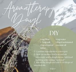 Tips for Using Aromatherapy Dough