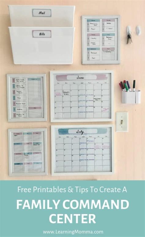 Tips for Using Your Family Command Center Filing System: