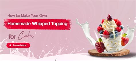 Tips for Using Your Whipped Topping Can