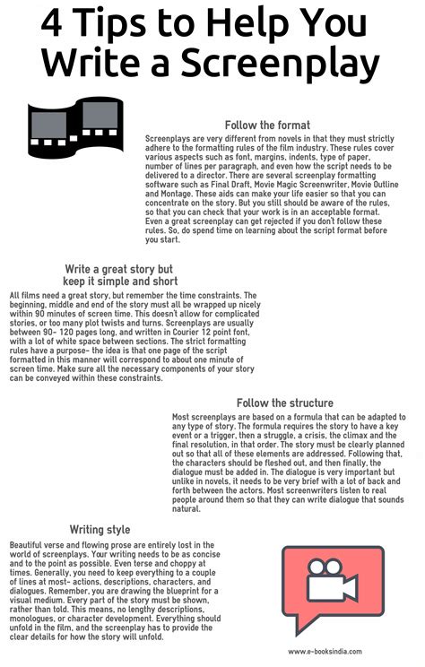 Tips for Writing a Great Screenplay