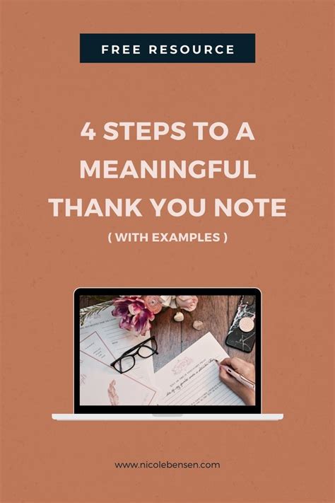 Tips for Writing a Meaningful Thank You Note