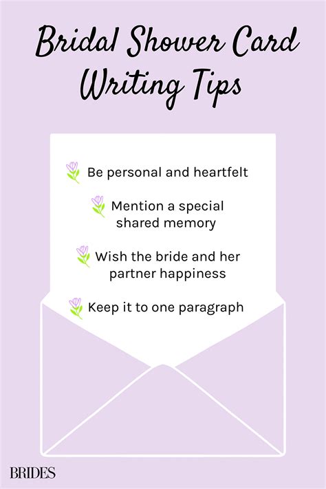 Tips for Writing a Standout Bridal Shower Note